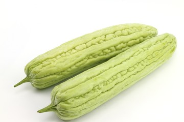 Green Momordica charantia vegetable