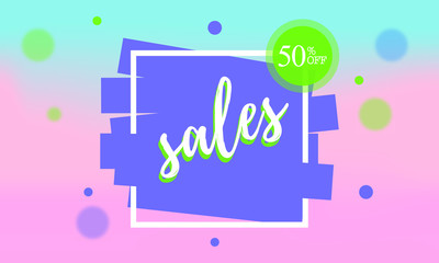 Set of Sale Signs, Banners, Cards. Vector.