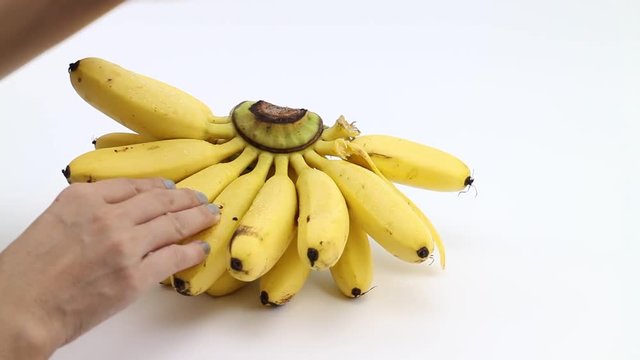 banana peeling for eat.
