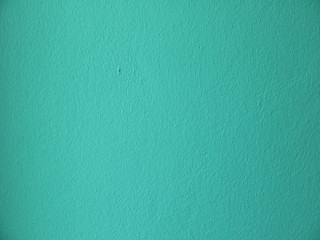 green plaster wall