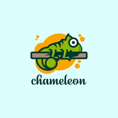 Obraz na płótnie Canvas Chameleon logo