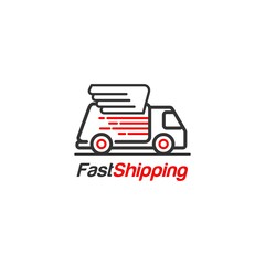 Fast shipping logo