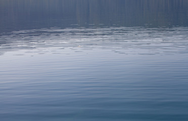Lake water ripple pattern