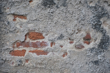 wall texture with red brick wall