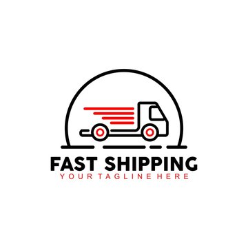 Fast shipping logo