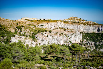 Fototapeta premium Landscapes of the set of mountains of Spain, in Catalonia.