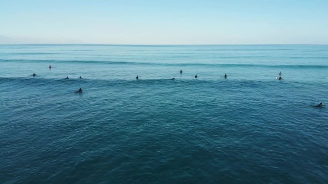 Surfers in the water — Muizenberg, South Africa