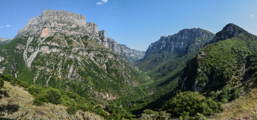 The Vikos Gorge in northern Greece is listed as the deepest gorge in the world by the Guinness Book of Records. The gorge is found in Vikos–Aoös National Park.