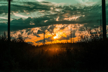 Fototapeta premium Beautiful in the early dawn