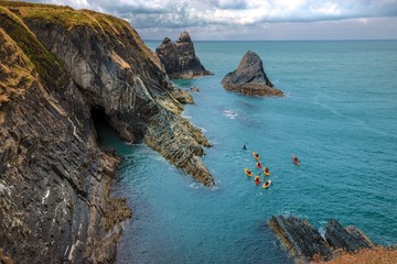 Steilküste Süd- Wales 