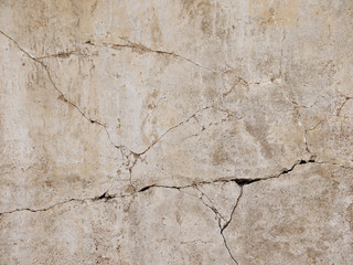 Grunge concrete cement wall with crack in industrial building, great for your design and texture background