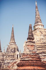 Fototapeta premium Temples in Ayutthaya