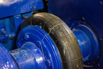 .rubber damper shaft