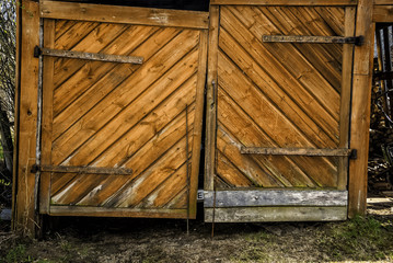 The old gate .Texture