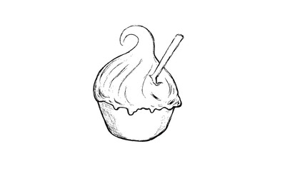 ジェラート アイス イラスト