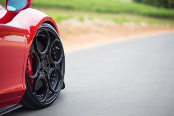 Exotic Sports Car Wheel