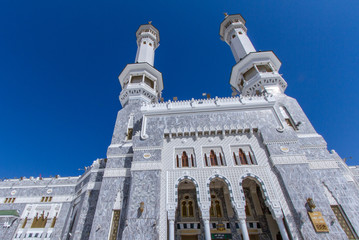 Fototapeta premium holly mosque minarets in Mecca