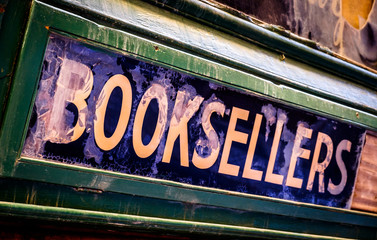 old booksellers sign