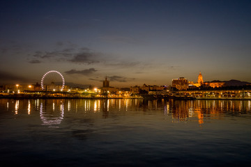 Spain, Malaga, a bridge over a body of water