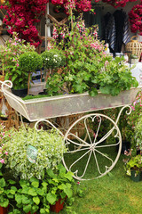 Fototapeta na wymiar garden cart