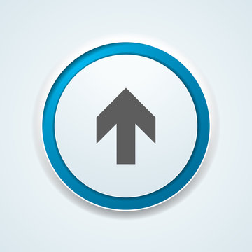 Ahead Up Arrow Sign Illustration