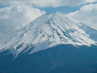 Top of Fuji mountain