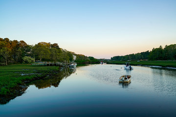 Boats resting in Bay 