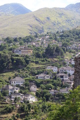 Fototapeta na wymiar View of Gjirokaster