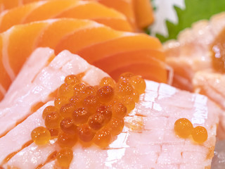 Salmon sashimi 12