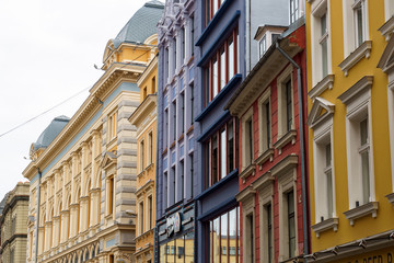 Old Riga streets, Latvia, July 25. 2018.