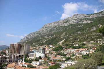 Fototapeta na wymiar View of Kruja in Albania