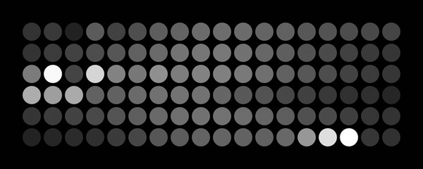 Abstract modern dot panorama design background illustration