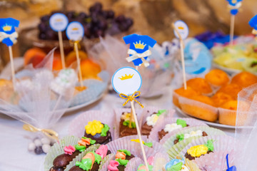Sweet table at a children's party