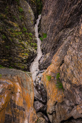 Ouray Box Canyon Waterfall view from the top