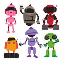 robot vector collection design