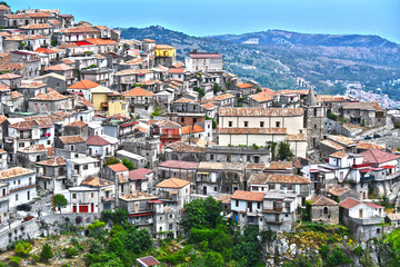 Fototapeta na wymiar The village of Staiti in the Province of Reggio Calabria, Italy