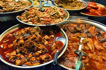 Chinese street food sold in Bangkok Chinatown