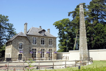 Fototapeta premium Ville du Molay-Littry, le Musée de la Mine, département du Calvados, Normandie, France