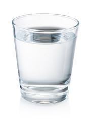 Glass of Water isolated on a white background