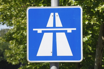 Verkehrsschild Autobahn