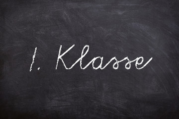 Obraz premium 1 Klasse Einschulung