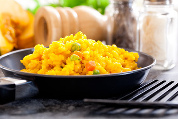 Pumpkin risotto