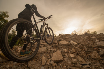 Fototapeta na wymiar Mountain bike