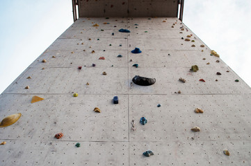 high climbing wall