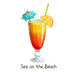 sex on the beach cocktail