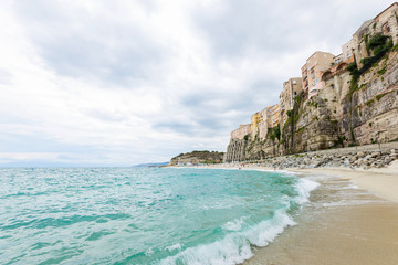 Fototapeta premium Tropea town and beach