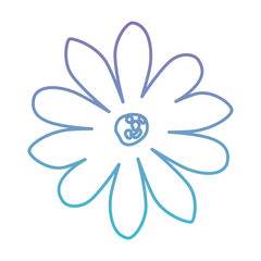 beautiful flower garden icon vector illustration design