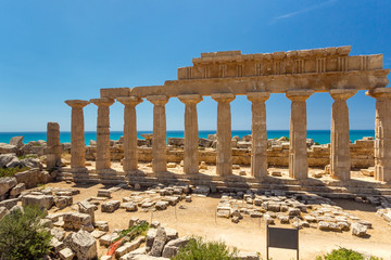 Fototapeta premium Tempio Greco di Selinunte, Sicilia, Italia