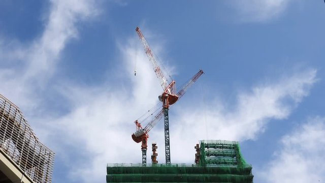 高層ビル　建設　イメージ　東京　渋谷駅　