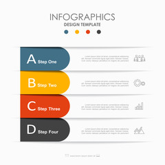 Infographic design template with place for your data. Vector illustration.